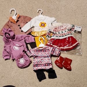 Assorted Baby Doll Clothes Set